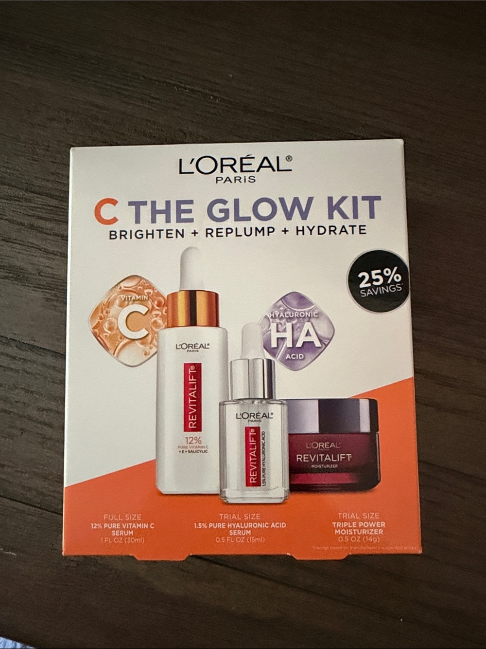 L'Oréal The Glow Kit - Vitamin C & Hyaluronic Set